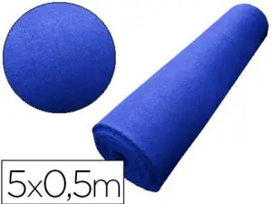 ROULEAU DE FEUTRINE ADHÉSIVE APLI BLEU 0,5X5M