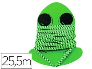 ÉLASTIQUE LONGUEUR 25.5M COLORIS VERT