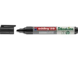 MARQUEUR EDDING E-28 ECOLINE TABLEAU BLANC RECHARGEABLE    POINTE OGIVE 1,5/3MM ENCRE    CAP-OFF EFFACABLE A SEC