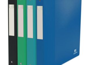 CLASSEUR HAMELIN OXFORD SCHOOL LIFE OCEANIS A4+ DOS   40 MM 4 ANNEAUX ROND          POLYPROPYLENE RECYCLE OPAQUE