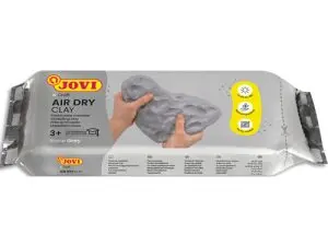 PÂTE À MODELER JOVI AUTODURCISSANTE COLORIS GRIS PAIN 500G