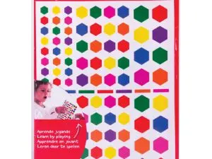 GOMMETTE APLI HEXAGONALES TAILLES ET COLORIS ASSORTIS   624 UNITES