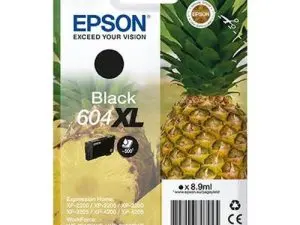 CARTOUCHE EPSON JET D'ENCRE ANANAS 604XL 8,9 ML 500P      COULEUR NOIR
