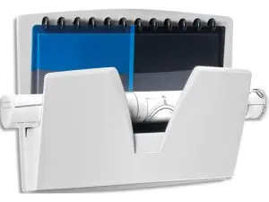 TRIEUR MURAL CEP MAGNETIQUE POLYSTYRENE 1 COMPARTIMENT A4 ITALIENNE SUPPORTE 2KG 27X36,1X8,6CM COLORIS GRIS CLAIR