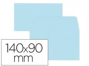 ENVELOPPE OXFORD VÉLIN 90X140MM 120G COLORIS BLEU CIEL ÉTUI 20 UNITÉS