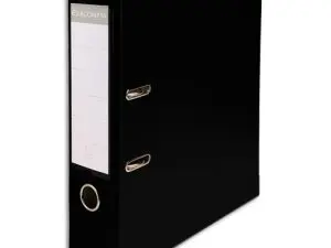 CLASSEUR LEVIER EXACOMPTA A4 POLYPROPYLÈNE 22/10E DOS 80MM COLORIS NOIR