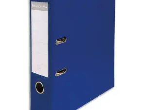 CLASSEUR LEVIER EXACOMPTA A4 POLYPROPYLÈNE 22/10E DOS 80MM COLORIS BLEU FONCÉ