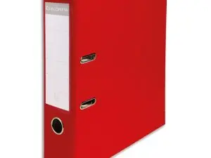 CLASSEUR LEVIER EXACOMPTA A4 POLYPROPYLÈNE 22/10E DOS 80MM COLORIS ROUGE