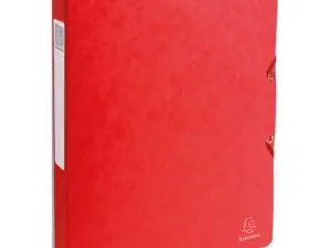 BOÎTE CLASSEMENT EXACOMPTA EXABOX CARTE LUSTRÉE 7/10E A4+ 25X33CM DOS 2,5MM COLORIS ROUGE