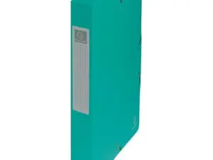 BOÎTE CLASSEMENT EXACOMPTA EXABOX CARTE LUSTRÉE 7/10E A4+ 25X33CM DOS 4CM COLORIS VERT
