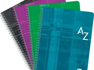 RÉPERTOIRE CLAIREFONTAINE RELIURE INTÉGRALE PAPIER VÉLIN VELOUTÉ COUVERTURE LAVABLE 170X220MM 100 PAGES 90G 5X5MM