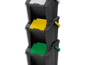 POUBELLE CEP TRI SELECTIF TOWER 30L KIT 3 UNITES