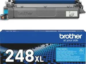 TONER LASER BROTHER TN248XLC 2300P COLORIS CYAN
