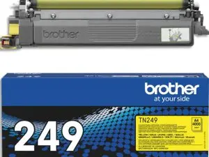 TONER LASER BROTHER TN249Y HAUTE CAPACITE 4000P COLORIS  JAUNE