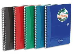 CAHIER OCEANIS OXFORD INTEGRALE POLYPROPYLENE       210X297 MM 180 PAGES OPTIK    PAPER Q5 COLORIS ASSORTIS