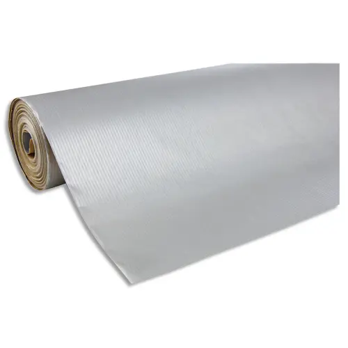 ROULEAU PAPIER CADEAU KRAFT VERG AUX MOTIFS CLAIREFONTAINE ARGENT 50M X 0,70M 60G.