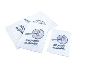 SAC IMPRIMÉ KRAFT BLANCHI VOTRE PAPETIER UN SPÉCIALISTE SOUFFLET 50MM 260X50X380MM