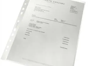 POCHETTE POLYPROPYLÈNE LEITZ RECYCLÉ 230X305MM PERFORÉE 90 MICRONS TRANSPARENT BOÎTE 100 UNITÉS