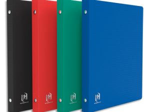 CLASSEUR OXFORD MEMPHIS 2 ANNEAUX RONDS 15MM POLYPROPYLÈNE 5/10E 170X220MM DOS 20MM 60F COLORIS ASSORTIS