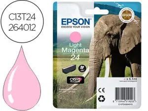 CARTOUCHE EPSON T2426 JET D'ENCRE C13T24264010 COULEUR MAGENTA CLAIR 360P