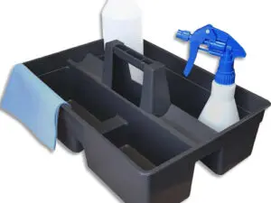 PANIER PORTE PRODUITS COLDIS AVEC DOUBLE COMPARTIMENTS PP  COLORIS GRIS ANTHRACITE