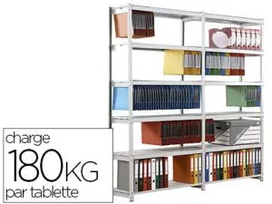 ÉTAGÈRE PAPERFLOW RANG'ÉCO STRUCTURE DOSSIERS SUSPENDUS ÉLÉMENTS DÉPART 100CM