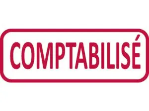 FORMULE COMMERCIALE TRODAT XPRINT COMPTABILISÉ EMPREINTE 44X15MM ENCRAGE AUTOMATIQUE RECHARGEABLE ROUGE