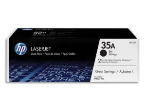 CARTOUCHE LASER HP CB435AD COULEUR NOIR BI- PACK