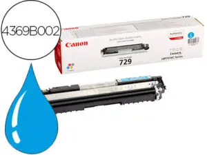 TONER CANON 729C I-SENSYS LBP7010C/LBP7018C COULEUR CYAN 1000P