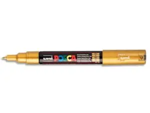 MARQUEUR POSCA PC1MC BASE EAU POINTE CONIQUE EXTRA FINE     0,7MM SANS                    ODEURS/ALCOOL/SOLVANT TOUS