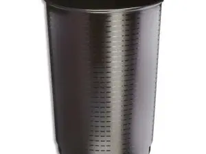 CORBEILLE À PAPIER CEP POLYPROPYLÈNE GRANDE CAPACITÉ 40L IDÉALE POUR PHOTOCOPIEUSE 380MM DIAMÈTRE HAUTEUR 495MM NOIR