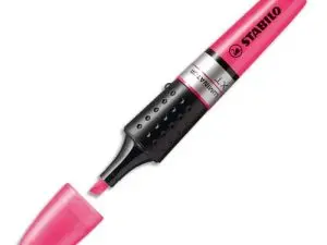 SURLIGNEUR STABILO LUMINATOR TRACÉ 2/5MM ENCRE LIQUIDE NIVEAU VISIBLE BASE ERGONOMIQUE COLORIS ROSE