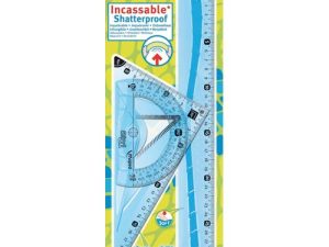 SET TRACAGE MAPED FLEX KIT 3 INSTRUMENTS INCASSABLE REGLE 30CM EQUERRE 60º/21CM RAPPORTEUR 180º/12CM ASSORTIS ALEATOIRE