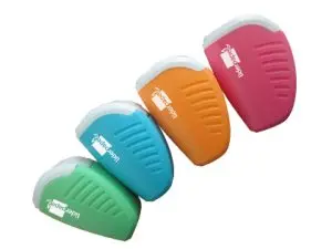 TAILLE-CRAYON LIDERPAPEL PLASTIQUE RÉSERVOIR À COPEAUX NON DÉTACHABLE 1 USAGE COLORIS ASSORTIS