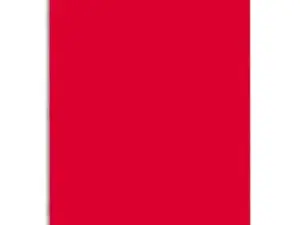 CAHIER PIQUÉ CONQUÉRANT CLASSIQUE COUVERTURE POLYPROPYLÈNE RIGIDE TRANSPARENTE A5+ 17X22CM 96 PAGES 90G SÉYÈS ROUGE