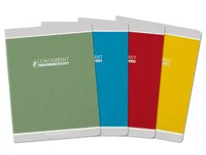 CAHIER CONQUERANT CLASSIQUE AGRAFE 170X220 48 PAGES 90G SEYES RECYCLE