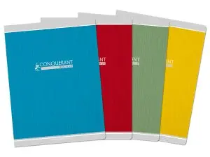 CAHIER CONQUERANT CLASSIQUE AGRAFE 240X320 48 PAGES 90G SEYES RECYCLE