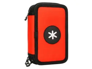 TROUSSE GARNIE ANTARTIK 3 COMPARTIMENTS 36 PIECES ROUGE