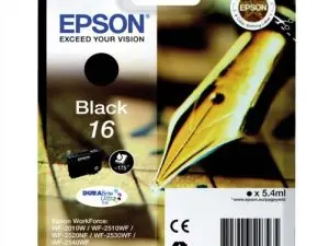 CARTOUCHE EPSON T1621 JET D'ENCRE C13T16214010 COULEUR NOIR 175P