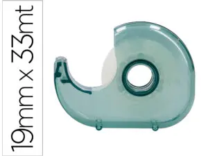 MINI DEVIDOIR LIDERPAPEL ECOUSE 100% PLASTIQUE RECYCLE POUR RUBAN ADHESIF 33 MM X 19 MM