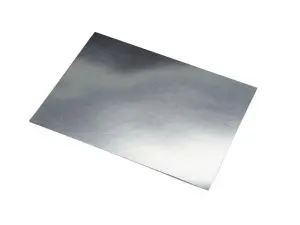 LOT DE 10 FEUILLES CARTONNÉES METALLISEE 500X650MM 225G COLORIS ARGENT