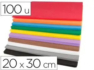 MAXI PACK MOUSSE EVA INNSPIRO 1MM 200X300MM 10 COUPONS      COLORIS ASSORTIS LOT 100      PLAQUES