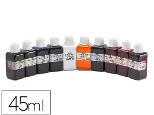 ENCRE PEBEO COLOREX AQUARELLE FORTE CONCENTRATION VIVACITE  COLORIS ASSORTIS BOITE 10     FLACONS 45ML