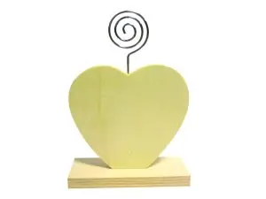 PORTE PHOTO GRAINE CREATIVE COEUR 90X35X130 MM