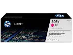 CARTOUCHE HP 305A LASERJET CE413A COULEUR MAGENTA 2600P