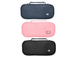 TROUSSE LIDERPAPEL SCOLAIRE OVALE VOLET EFFACABLE A SEC   ET POIGNEE 1 COMPARTIMENT 3   COLORIS ASSORTIS