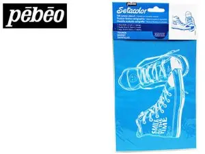 POCHOIR TEXTILE PÉBÉO BASKET RÉUTILISABLE FORMAT DIN A5