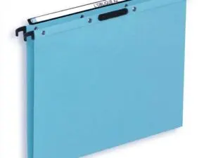 DOSSIER SUSPENDU L'OBLIQUE AZ EASY VELCRO TIROIR FOND 15 COLORIS BLEU PACK 25 UNITÉS