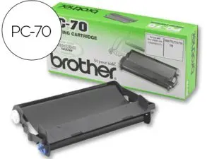 KIT CARTOUCHE BROTHER FAX TRANSFERT THERMIQUE PC70 144P