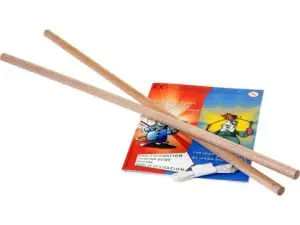 BAGUETTE PIN PLASTICO ROTOTECH POUR DIABOLO AVEC FICELLE 1,6M + LIVRET